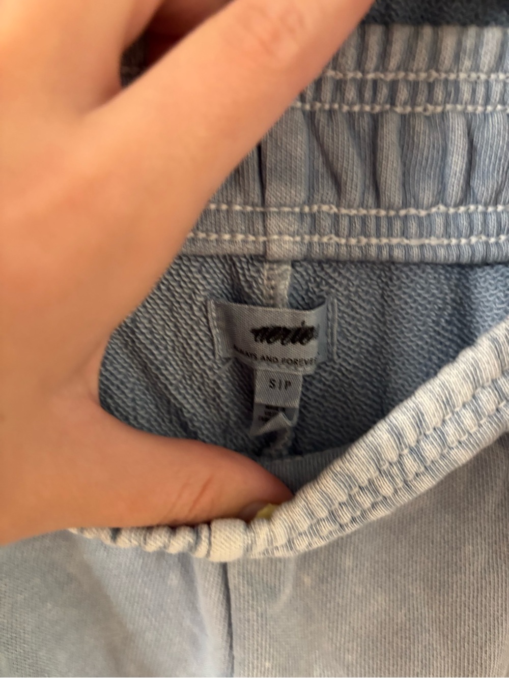 aerie Light Blue Two-Piece hoodie and sweatpants Set - Picture 3 of 8